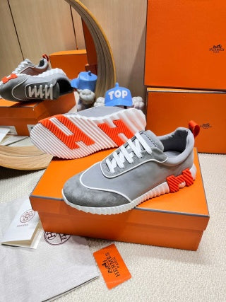 Herms Couple Unisex Sneakers for Men and Women