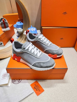 Herms Couple Unisex Sneakers for Men and Women