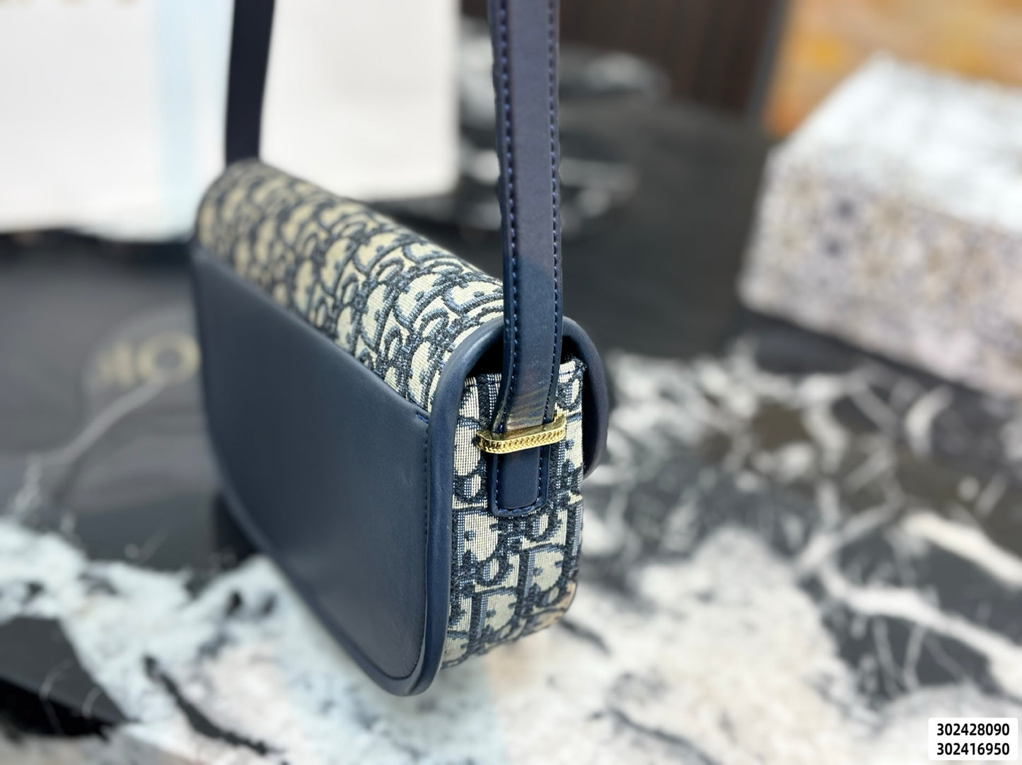 Dior mini Montaigne monogram Two Sizes Shoulder bag for Women