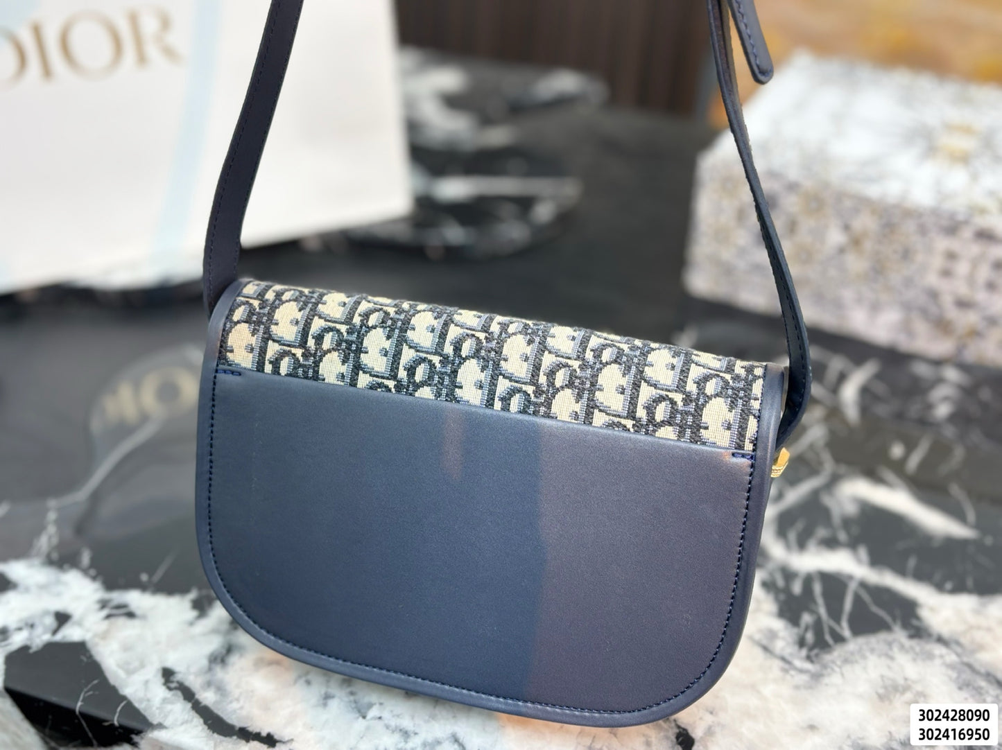 Dior mini Montaigne monogram Two Sizes Shoulder bag for Women