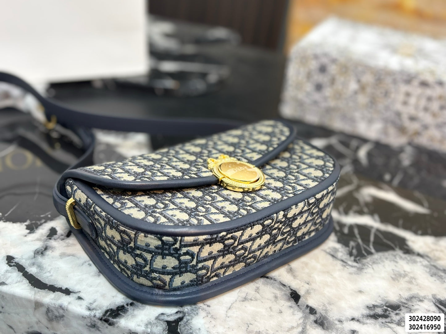 Dior mini Montaigne monogram Two Sizes Shoulder bag for Women