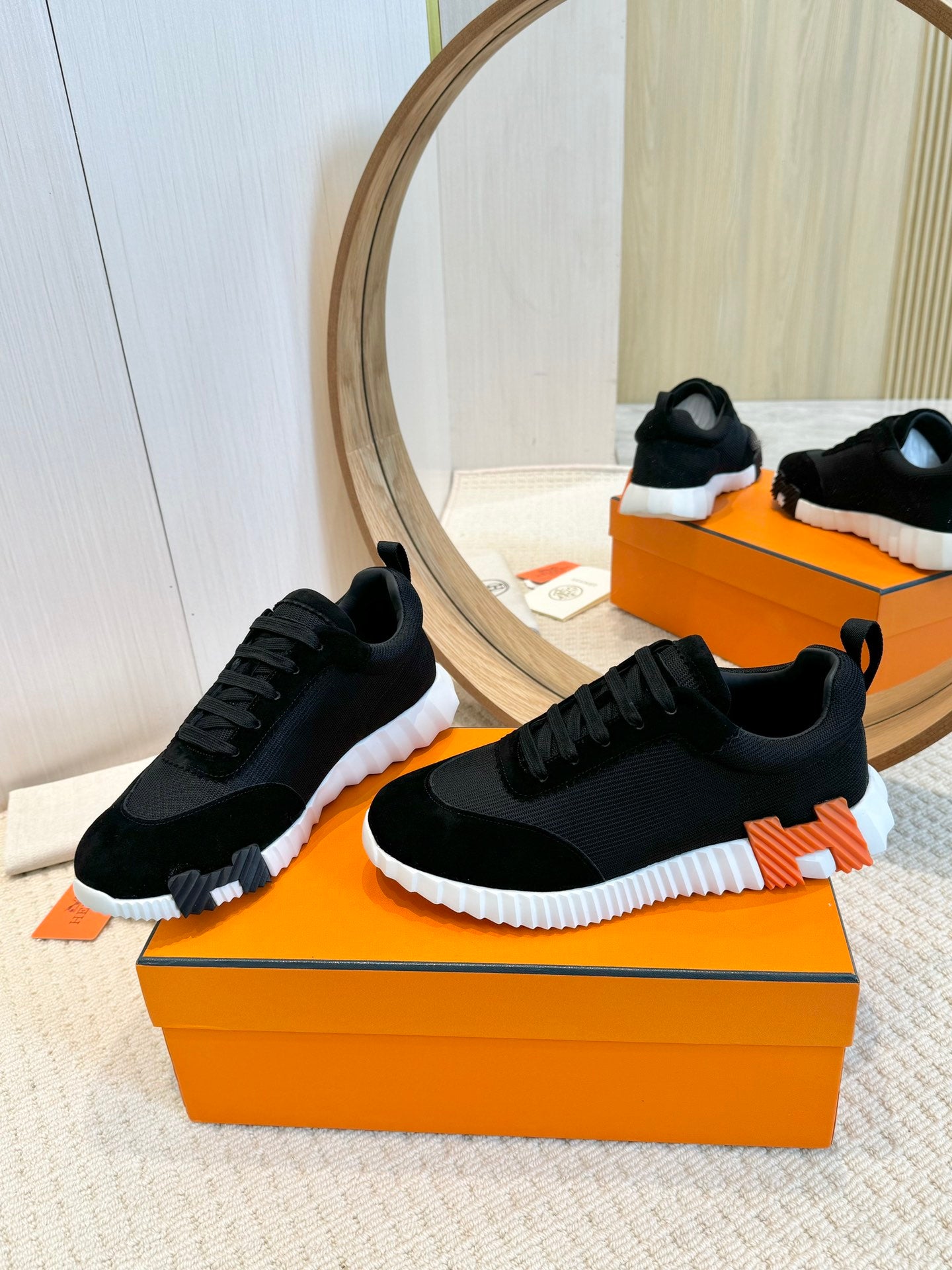Hrmes Couple Unisex Sneakers for Men and Women Pre Order