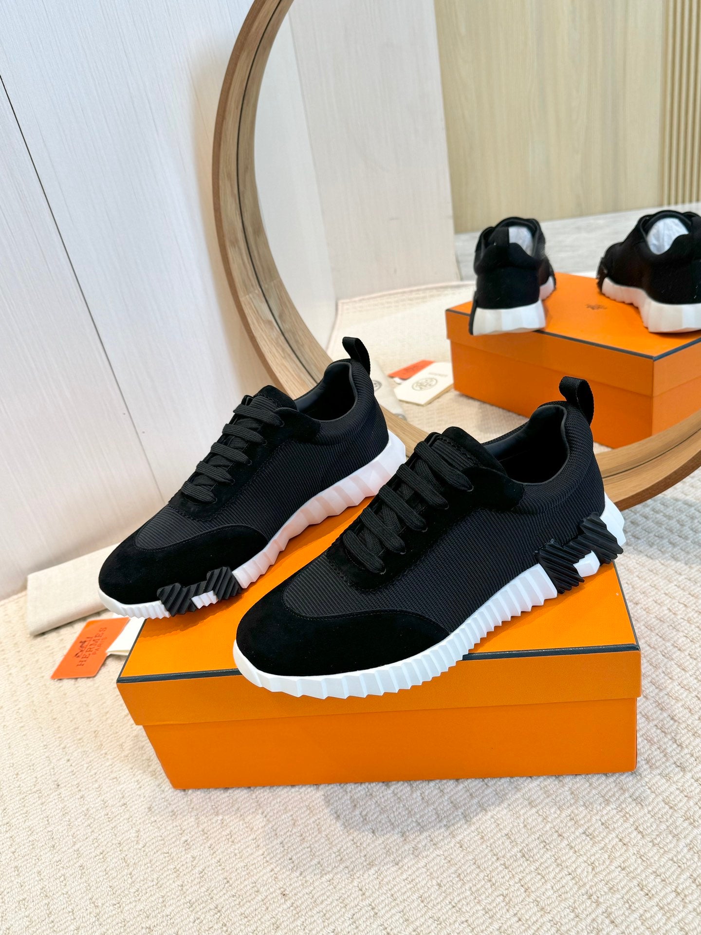Herms Couple Unisex Sneakers for Men and Women Pre Order
