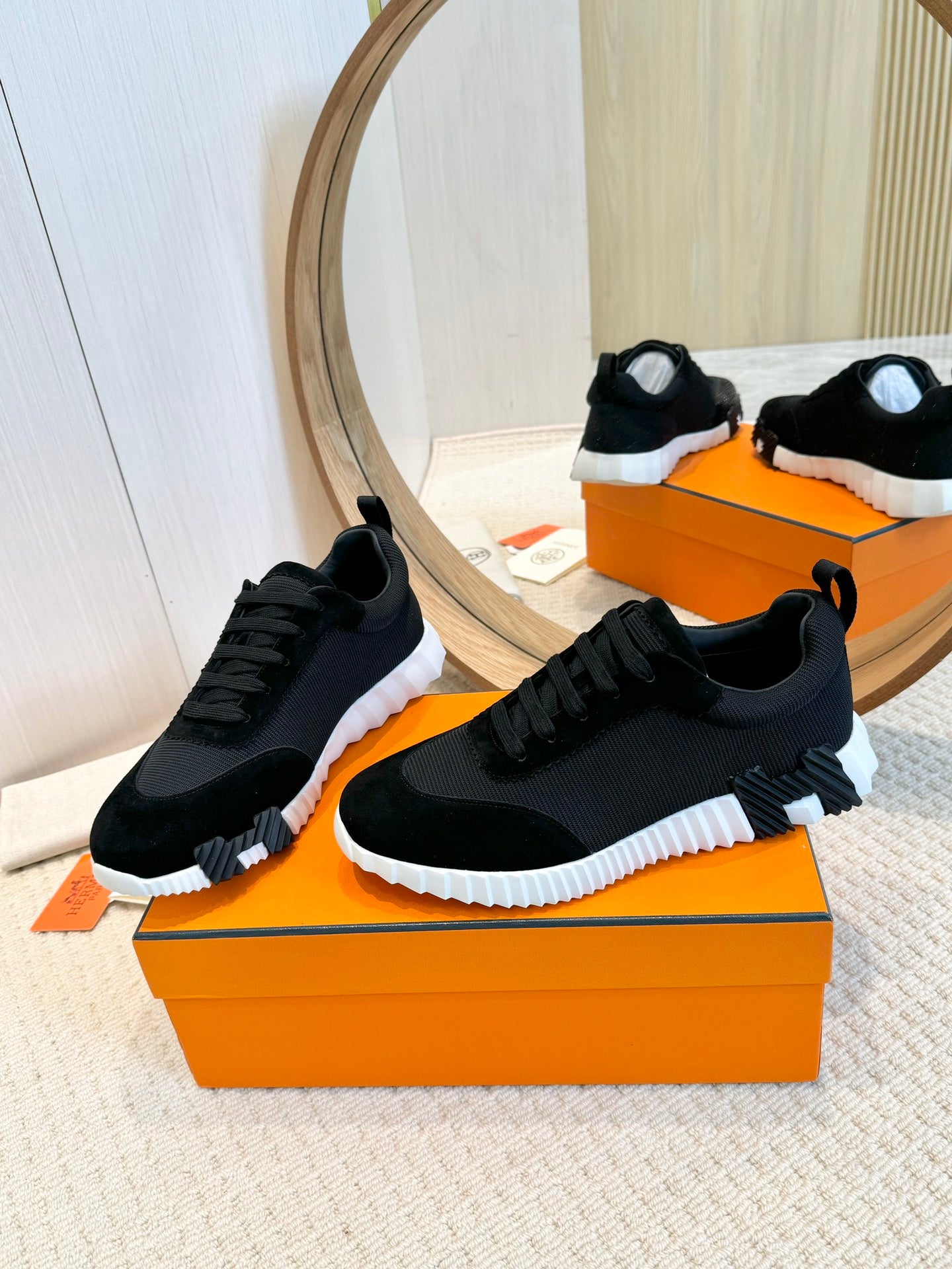 Herms Couple Unisex Sneakers for Men and Women Pre Order