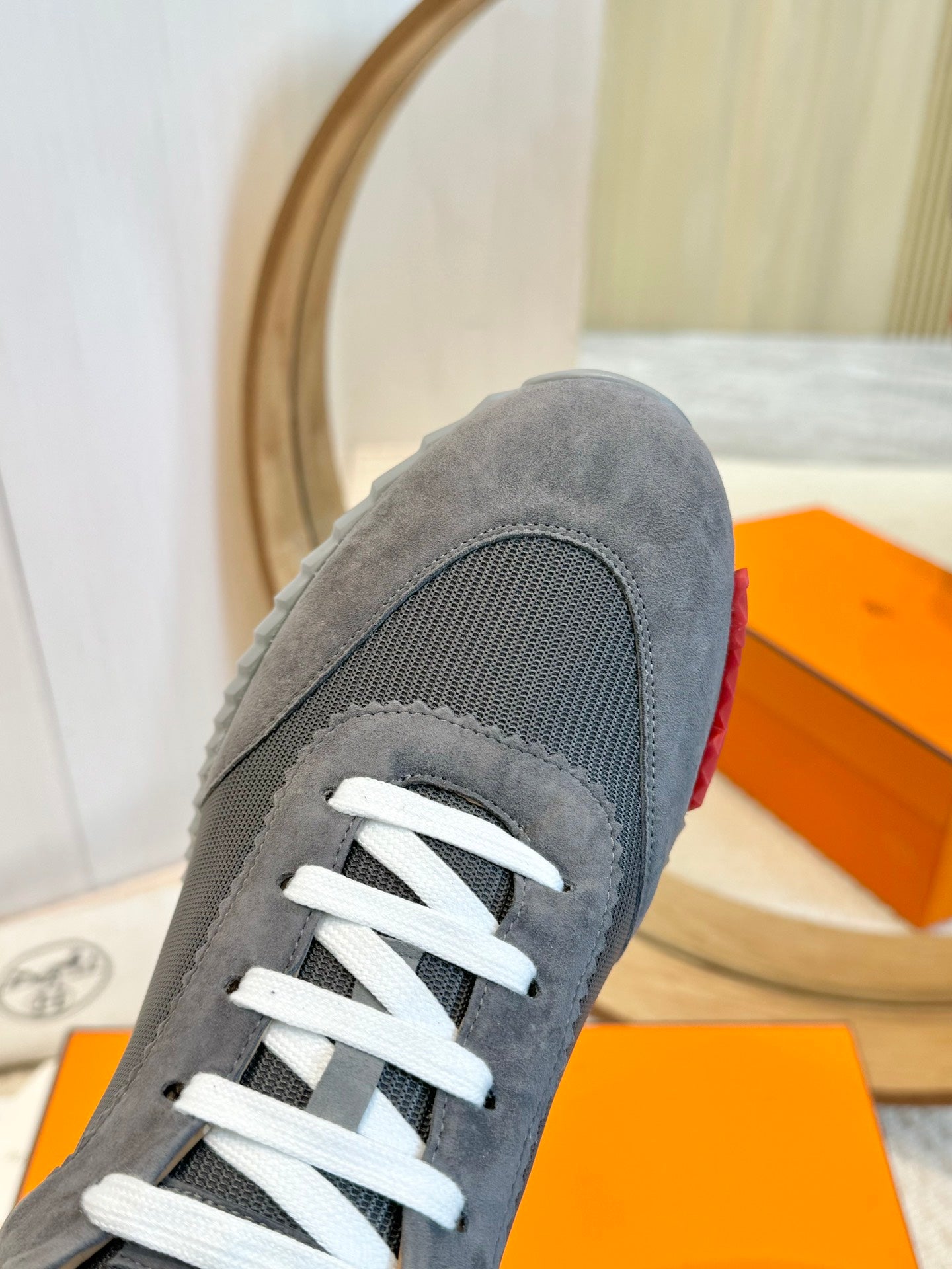 Herms Couple Unisex Sneakers for Men and Women