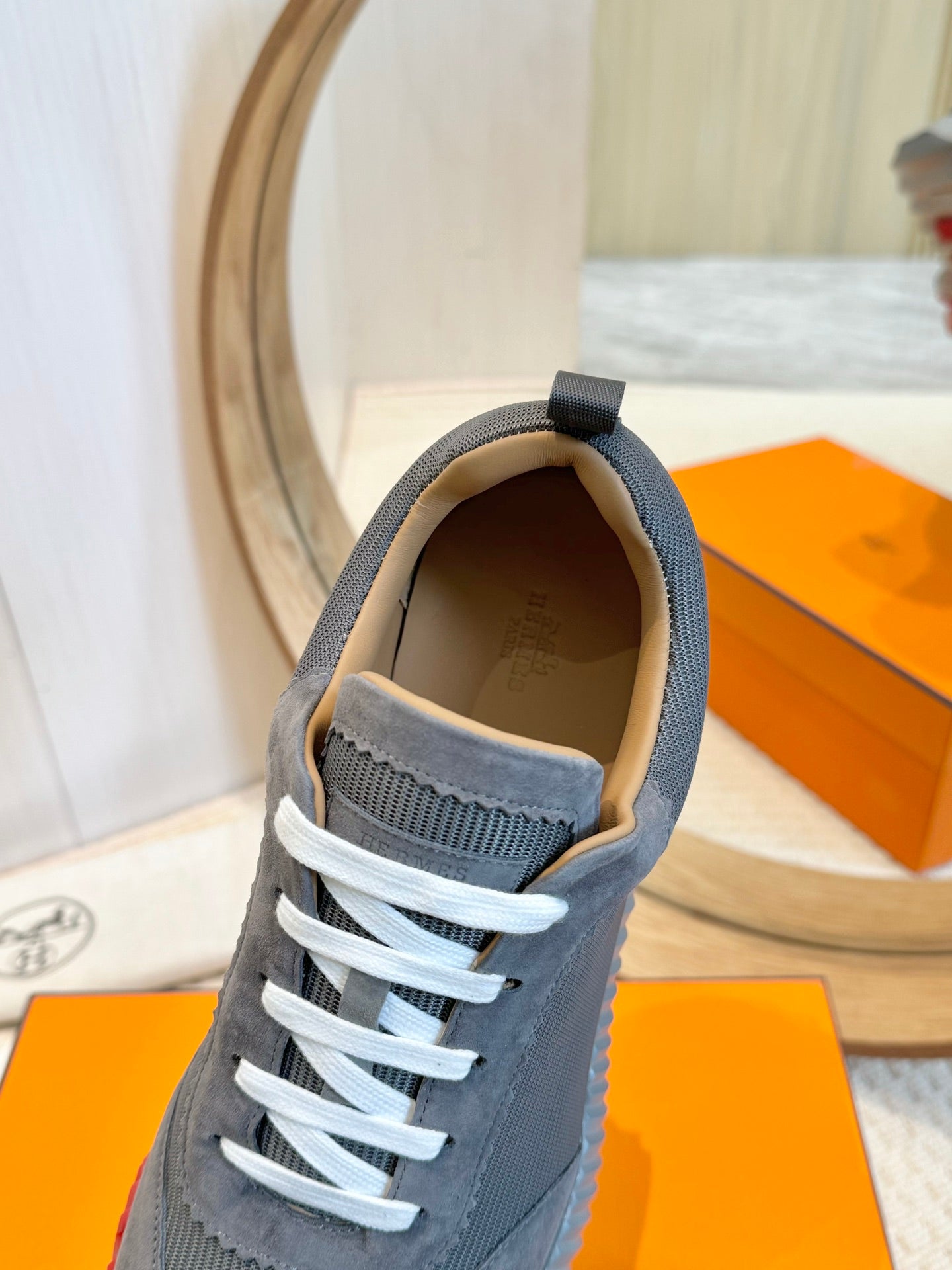 Herms Couple Unisex Sneakers for Men and Women