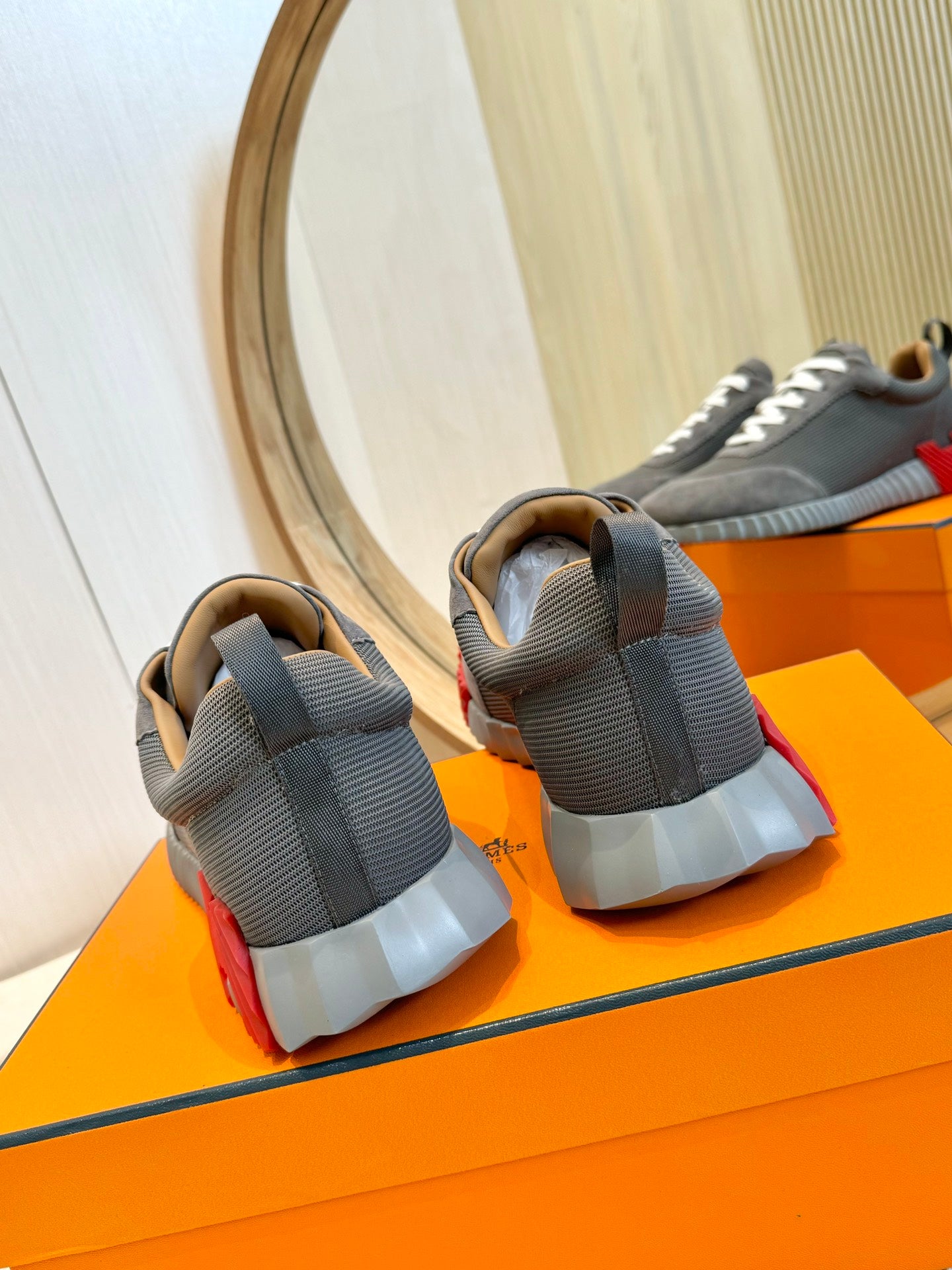 Herms Couple Unisex Sneakers for Men and Women