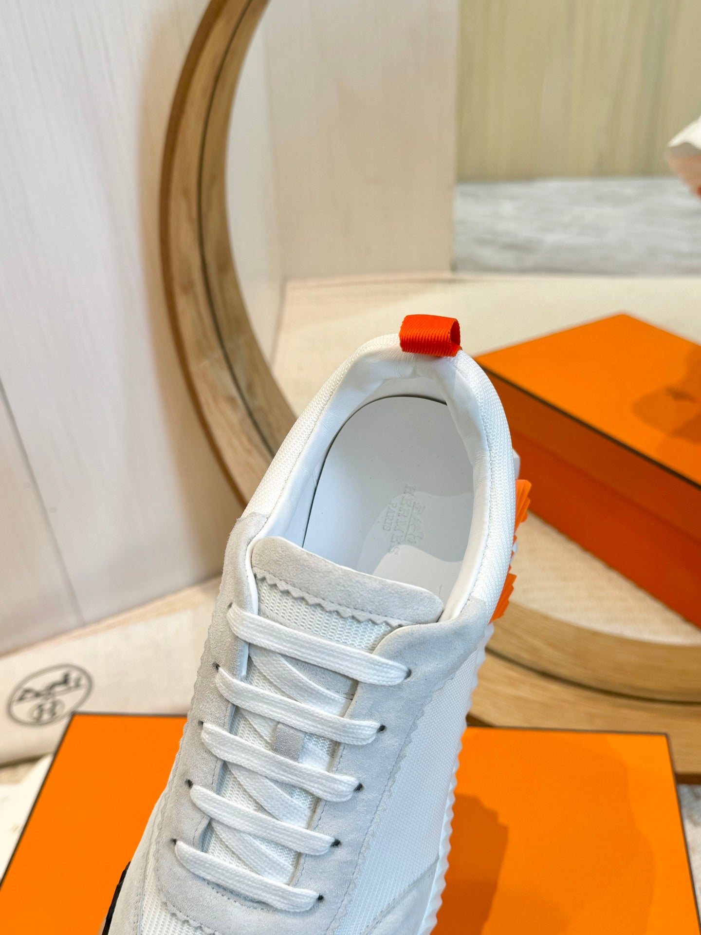 Herms Couple Unisex Sneakers for Men and Women