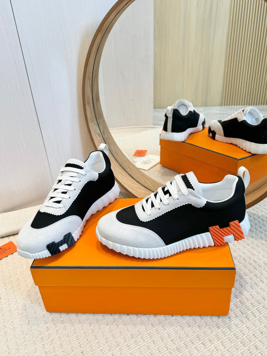 Herms Couple Unisex Sneakers for Men and Women