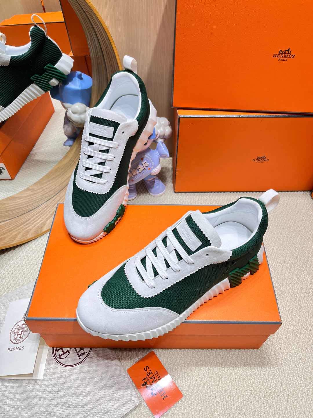 Hrmes Couple Unisex Sneakers for Men and Women Pre Order