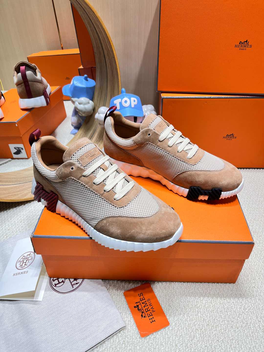 Hrmes Couple Unisex Sneakers for Men and Women Pre Order