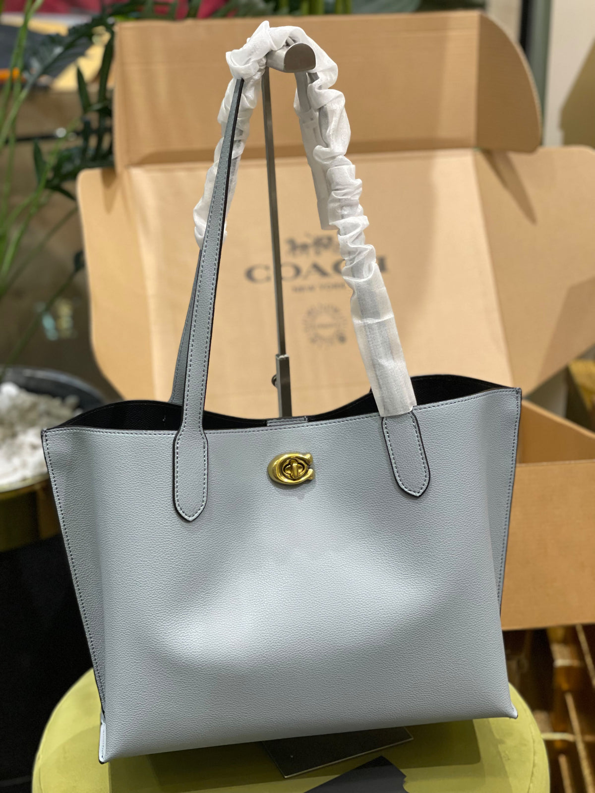 Coach Tote Bag - Light Blue
