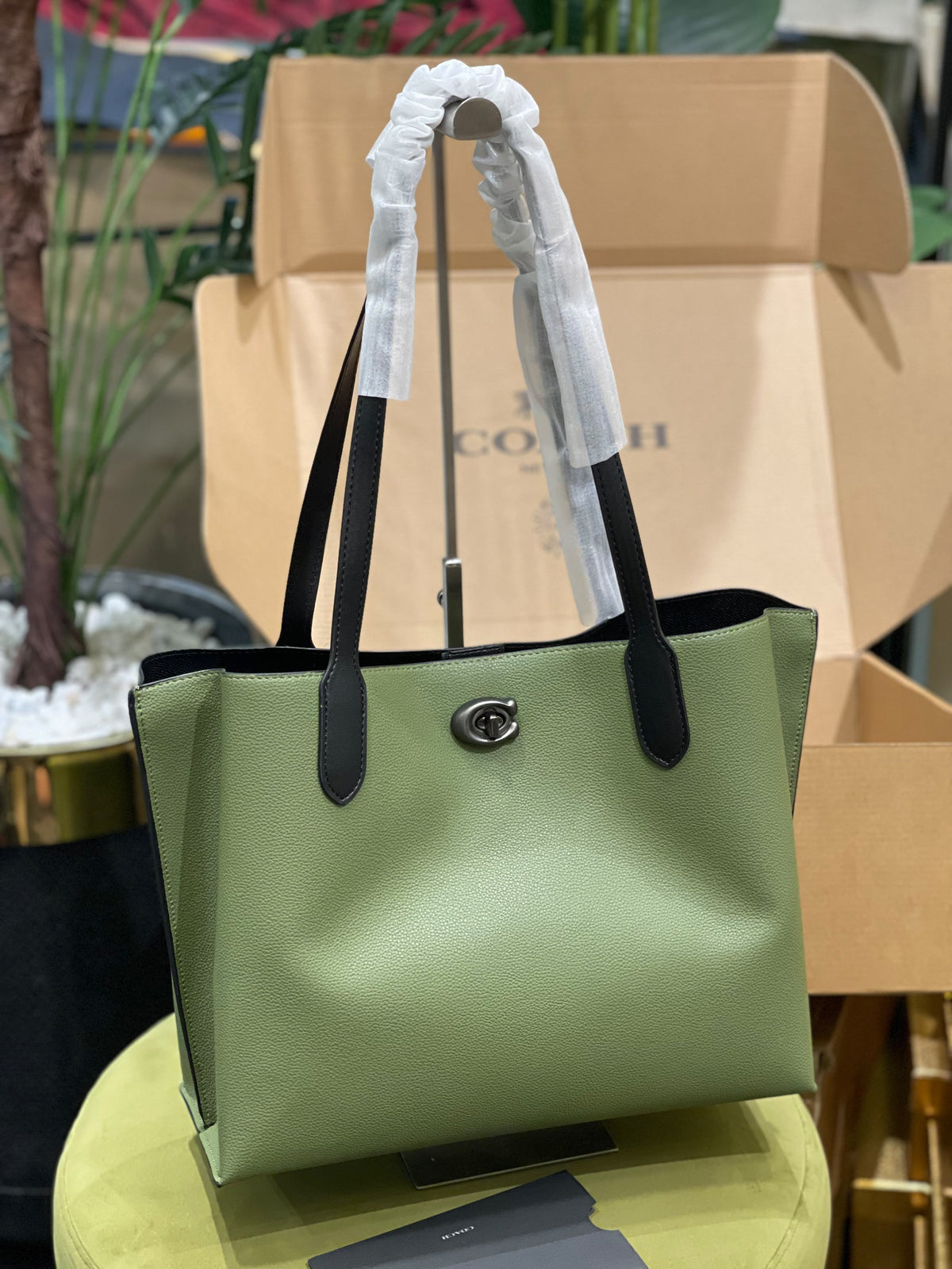 Coach Tote Bag - Green