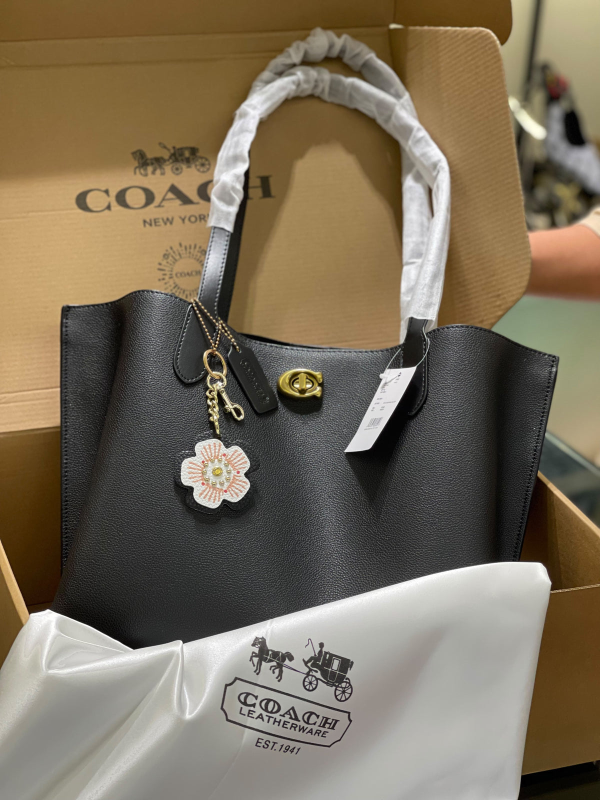 Coach Tote Bag - Black