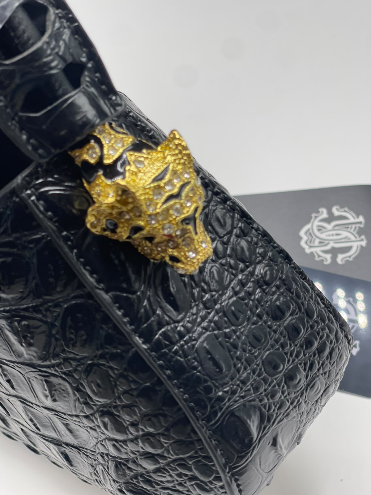 Roberto Cavalli Handbag with Animal Hardware